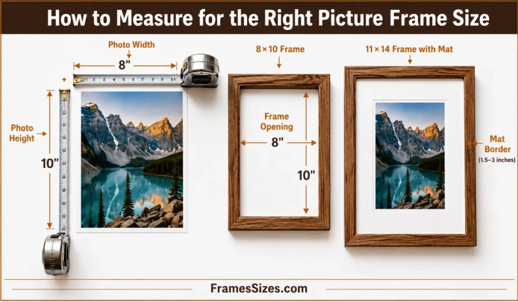 how-to-measure-right-picture-frame-size