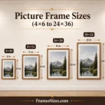 Picture Frame Sizes, The Complete Guide (4×6 to 24×36) picture-frame-sizes