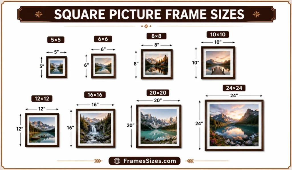 square-picture-frame-sizes