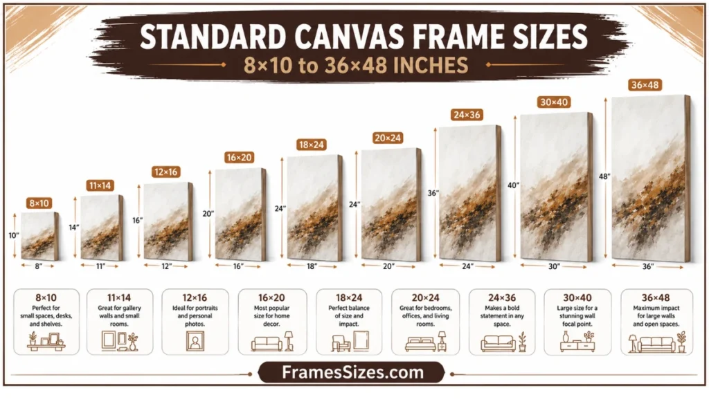 standard-canvas-frame-size