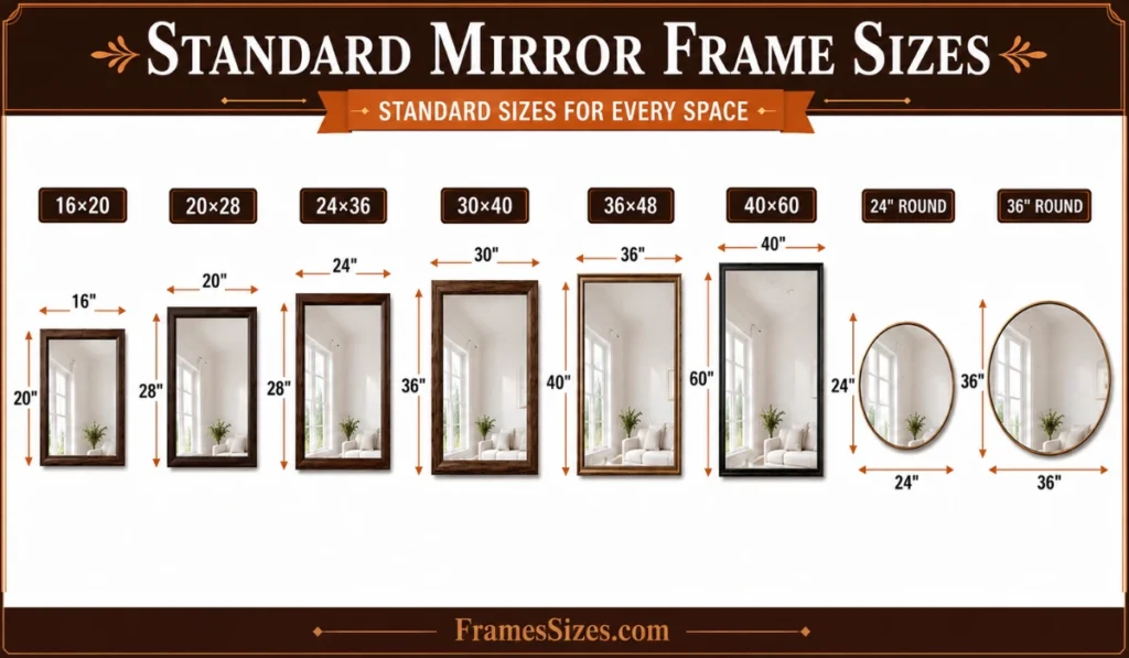 standard-mirror-frame-size